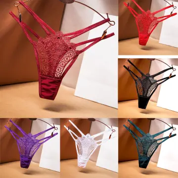 Women Underwear Thongs Lace Bikini Panties G String Thong Ladie