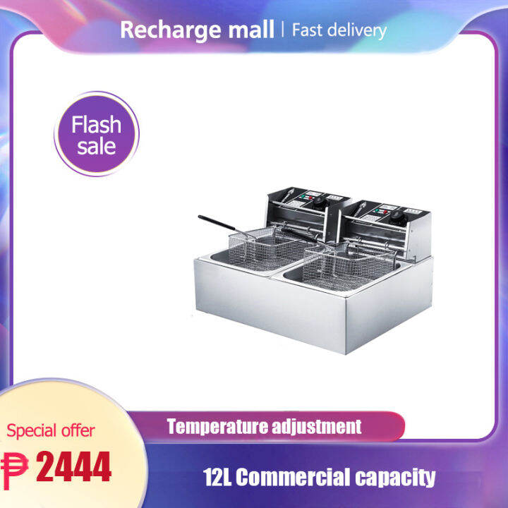 Electric fryer Youtiao Machine Fry Pan Unique dregs separator