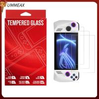 UMMEAX 3pcs ป้องกันลายนิ้วมือ อุปกรณ์เสริมเสริม สำหรับ ROG Ally มือถือแบบมือถือ การเล่นเกม ฟิล์มกันรอย ตัวป้องกันหน้าจอ กระจกเทมเปอร์