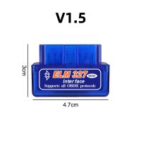 2023วินิจฉัย Elm327ขนาดเล็กใหม่ล่าสุดอุปกรณ์ตรวจสอบรถยนต์ OBD2บลูทูธพื้นฐานบลูทูธ V1.5บลูทูธรถ OBD เครื่องมือการวินิจฉัยสำหรับ IOS