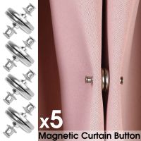 【LZ】 10pcs Magnetic Curtain Button Detachable Buckle Window Curtain Close Holder Nail Free Magnet Button Adjustment Curtain Accessory