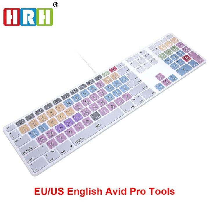 HRH Avid Pro Tools Hotkey Shortcut Keyboard Cover Skin For Apple