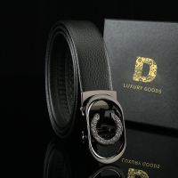 pengwei [Fashion 8033b Belt] เข็มขัดลําลอง หัวเข็มขัดอัตโนมัติ เข้ากับทุกการแต่งกาย สําหรับผู้ชาย