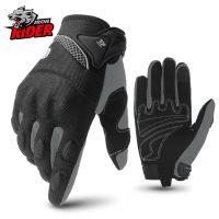 Summer Motorcycle Gloves Breathable Full Finger Protective Touch Screen Guantes Racing Moto Motocross Outdoor Sports Gloves