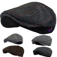 HOT★ขายผู้ชายผู้หญิงนุ่มลายสก๊อต Retro หมวก Casul Breathable ฤดูหนาว Bonnet Warm Comfort Beret Женская Балаклава [วัตถุวัตถุ]