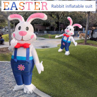 Inflatable Costume Game Fancy Dress Easter Jumpsuit Cosplay Outfit Gift Rabbit Easter Halloween Games Bars Clubs Birthday Gift