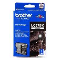 Brother LC67BK หมึกแท้ สีดำ จำนวน 1 ชิ้น ใช้กับพริ้นเตอร์อิงค์เจ็ท บราเดอร์ DCP-385C/6690CW, MFC-490CW/790CW/795CW/5490CN/5890CN/6490CW/6890CDW/J615W