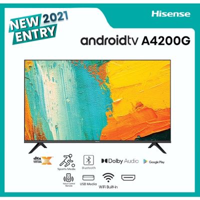 Hisense Andriod TV 40นิ้ว (40A4200G) Clearance  grade B