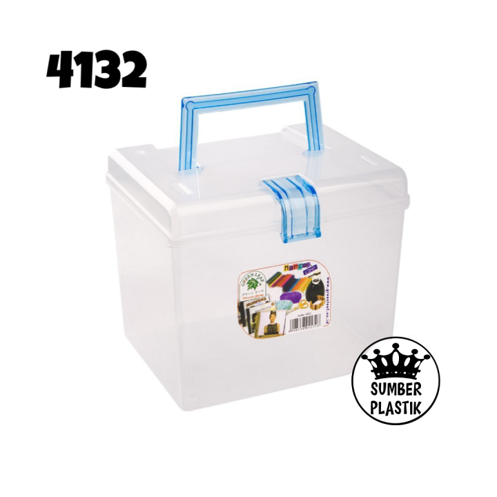 Green Leaf 4132 Kotak Box Hampers Obat Container Plastik Marco Case