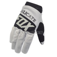 Delicate Fox 360180 Race Gloves Motocross Motorbike Riding Mens Woman White Black Gloves