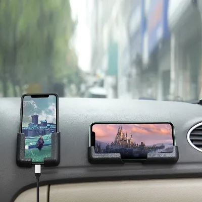 【CC】Self-adhesive Car Phone Holder Mutifunctional Dashboard Mount Bracket Simple Paste Auto GPS Navigation Phone Stand for IPhone