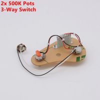 KR-1 Set Electric Guitar  Wiring Harness  (   2x 500K Pots  +  3-Way Switch  + Jack  )  guitar accessories