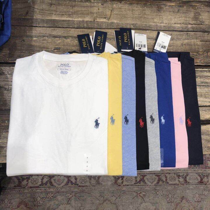 Áo Thun Polo Ralph Lauren Tay Ngắn Cổ Tròn Chất Liệu Cotton Thời Trang Mùa  Hè Cho Nam Size S-5X 