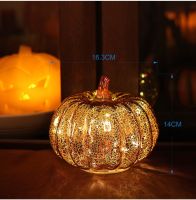 Creative Pumpkin Shape Flameless LED Candles Scented Electronic Lamp For Halloween Birthday Wedding Party Romantic Home Decor