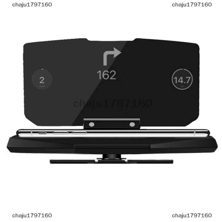 chaju1797160 Car HUD Head Up Navigation Display Phone Holder Mount GPS