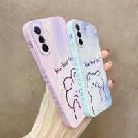 สำหรับ Huawei Nova เคส Y70ซิลิโคนลายการ์ตูน Huawei Nova Y70เคสนิ่มฝาหลังภาพสีน้ำมันด้านข้าง