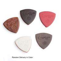 Longteam 3 pcs สีสุ่มของแท้หนังแกะ Ukulele Picks Professional Sheepskin ฮาวาย 4 สายกีตาร์ Pick Plectrum-DFDAG STORE