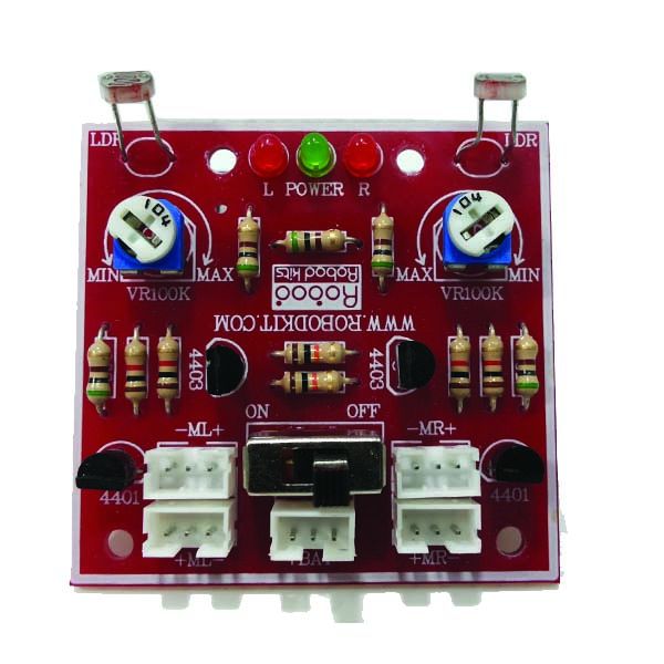 ap2002-วงจรหุ่นยนต์เดินตามแสง-วงจรทำงานด้วยแสง