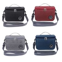 ✟☼ Insulated Lunch Box Men Women Travel Portable Camping Picnic Bag Cold Food Cooler Thermal Bag Kids Insulated Case with Strap