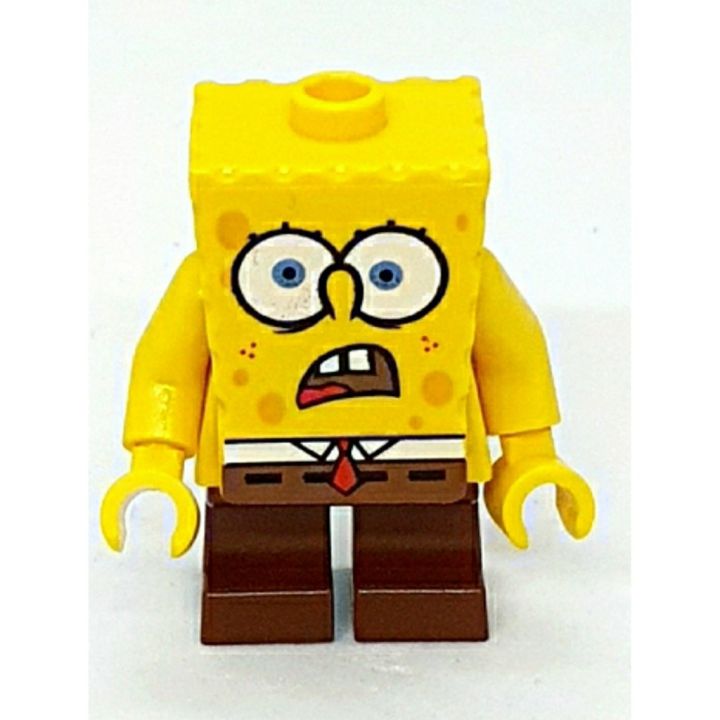 ☄☃ SpongeBob - Shocked Look LEGO Spongebob Minifigure (bob007) | Lazada PH