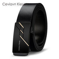 Men Belt New Belt For Men Man เข็มขัดผู้ชาย2022ชาย3.3ซม. หนังวัวแท้เข็มขัดไม่มีฟันหัวเข็มขัดอัตโนมัติกางเกงยีนส์เข็มขัดสำหรับชาย105-130ซม.