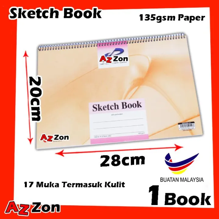 Sketch Book Small Buku Sketch Kecil 小描述图画簿 | Lazada