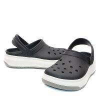 Original Crocs Duet กีฬา Clog Man รองเท้าแตะ unisex รองเท้า Final หนาด้านล่างน่ารักพร้อมสต็อก [206122]