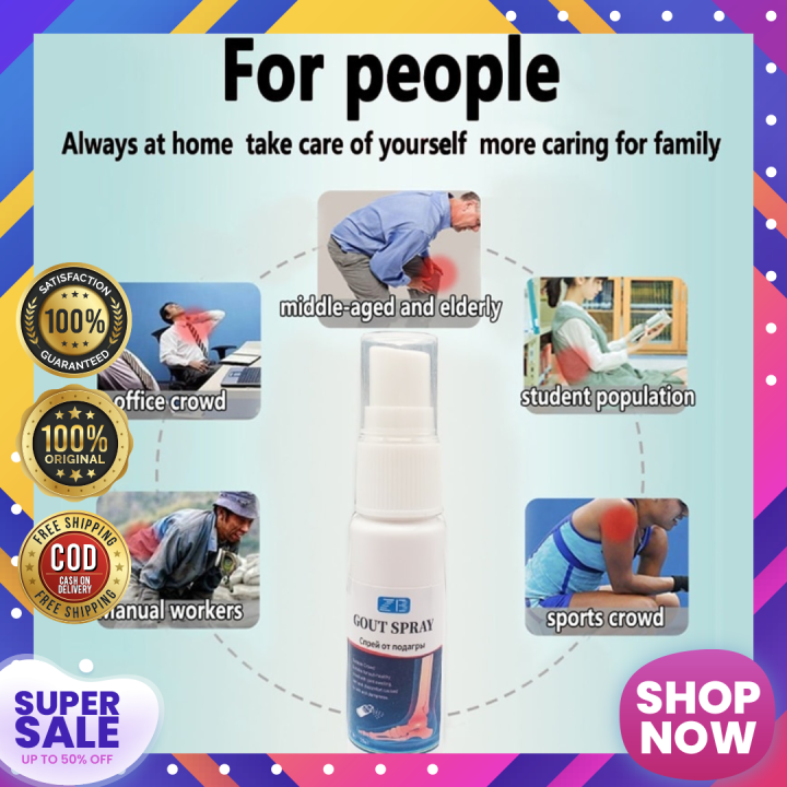 Original ZB Gout Spray Arthritis Pain Spray Gout Relief Spray tendon