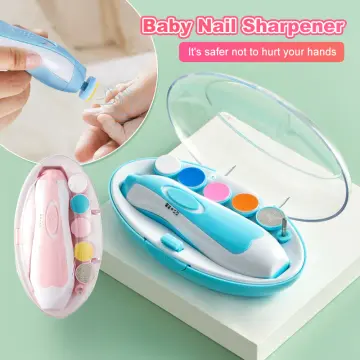 Buy Laley Multicolor Electric Baby Nail Trimmer Cutter Filer New Born Babies  With 6 Grinding Heads Online at Best Prices in India - JioMart.