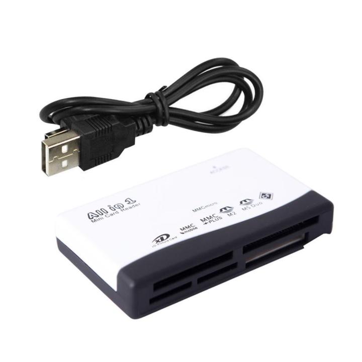 All In One 1 Memory Card Reader Usb External Sd Sdhc Ms M2 Mmc Micro Cf Xd Mini S4k9 Lazada Ph 1230