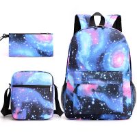 Children Starry Sky Printing School Backpacks for Girls Boys Book Bag Set Kid Students Elementary Middle School Kids School Bags