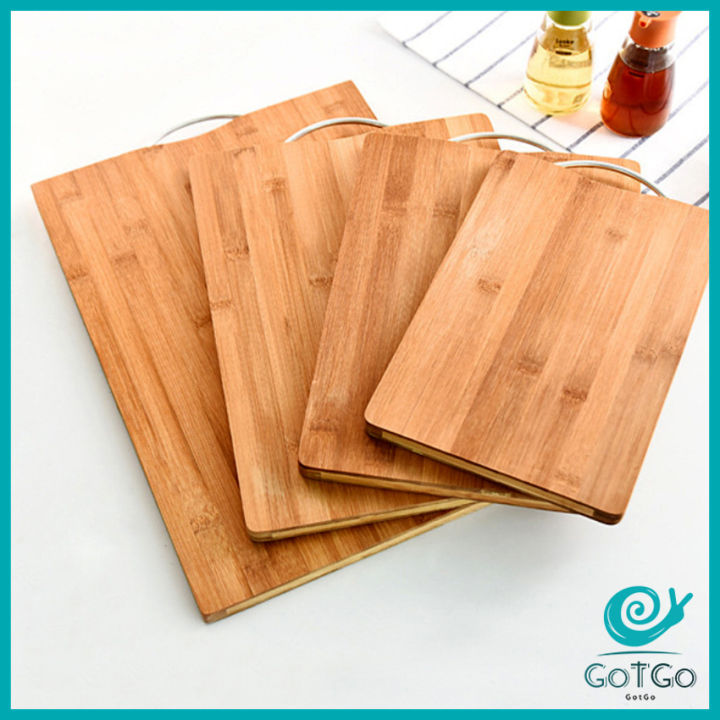 gotgo-เขียงไม้ไผ่-เขียงครัว-เขียงไม้เนื้อแข็ง-มีหลายขนาด-พร้อมจัดส่ง-เขียงไม้ไผ่-อุปกรณ์ครัว-bamboo-cutting-board