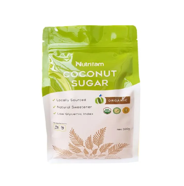 Coconut Sugar - Organic & Natural Sweetener For Healthy Living 1 Jar - 350g