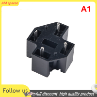 ? AM รถยนต์รถยนต์ Auto 40A 4/5 6.3 PIN SPDT RELAY SOCKET CONNECTOR อะแดปเตอร์ PCB Board MOUNT BASE Holder พร้อมขั้วมม