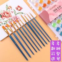 MUJI Multifunctional Foldable Brush Holder Pen Washer Bucket Art Special Gouache Pigment Painting Palette Oil Paint Pen Set