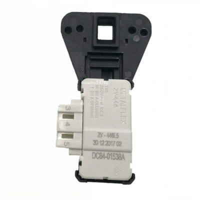 Original เครื่องซักผ้าสำหรับ Samsung ประตูล็อคอิเล็กทรอนิกส์ Delay Switch ZV-446L5 DC64-01538A METALFLEX ZV-446 3 Insert