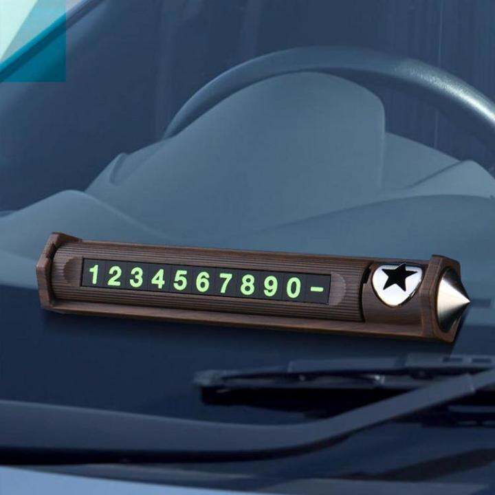 temporary-phone-number-strong-adhesive-metal-sign-to-stop-car-metal-plate-for-temporary-parking-multifunctional-auto-metal-decorations-car-accessory-must-haves-friendly