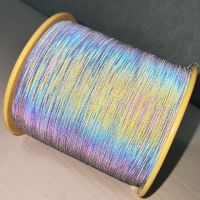 Colorful Reflective Fabric Silk Reflective Knitting Thread for DIY Clothes Bag Garment Reflection Material