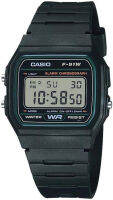 Casio F-91W-3Dg Mens Digital Multi-Function Black Rubber Watch