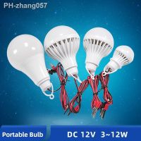 【YF】✻▩  OK-B 12V High-Bright Bulb Lamp With Clip 5W 7W 9W 12W Camp Outdoor Night Fishing Emergency