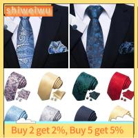 SHIWEIWU2558285 คลาสสิกแบบคลาสสิก Cravat ธุรกิจสำหรับธุรกิจ ผ้าไหมโพลีเอสเตอร์ เน็กไท อุปกรณ์เสริมเสื้อ การออกแบบใหม่ล่าสุด เนคไทสำหรับผู้ชาย สำหรับผู้ชาย