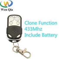 Wenqia เครื่องส่งสัญญาณลอกแบบอเนกประสงค์433Mhz Rf รีโมทคอนโทรลไร้สาย4ปุ่มคีย์ Fob Duplicator สำหรับประตูโรงรถมา