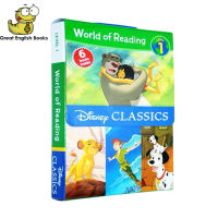 (In Stock) พร้อมส่ง  สินค้าลิขสิทธิ์แท้ (Original) World of Reading Disney Classic Characters Level 1 Boxed Set  (6 Books)