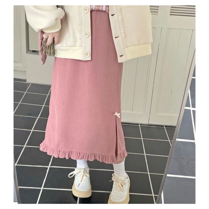 Giảm giá Chân váy nữ dài đẹp xòe họa tiết cherry vải đũi vintage phong cách  phong cách Nhật Bản  BeeCost