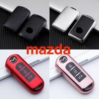 【คุณภาพสูง】ซองกุญแจ TPU Mazda 2 cx3 cx5 cx8 All New Mazda 3 CX30 CX 3 ปี2021 Skyactiv key case