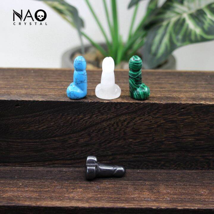 1-healing-crystal-mini-penis-figurine-อัญมณีธรรมชาติแกะสลักควอตซ์-phallus-fertility-amulet-home-decor-bachelorette-ของขวัญ-soneye