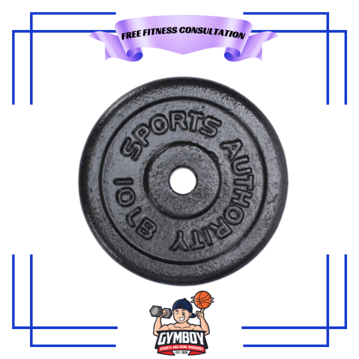 Gym Plates 10 LBS for Dumbbells and Barbell Lazada PH