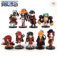 9 pcs One Piece Keychains โมเดลวันพีช ฟิกเกอร์ วันพีช โมเดล พวงกุญแจ โมเดลลูฟี่ โซโล ซันจิ นามิ อุซอป ซ๊อปเปอร์ โรบิน แฟรงค์กี้ ของเล่น ??