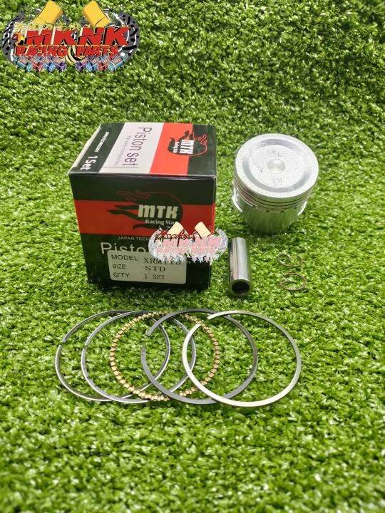MTK MOTORCYCLE PISTON KIT SET HONDA XRM 125/WAVE 125 57MM Lazada PH
