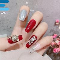 NCB11 3D Rhinestone Nail Decoration หญิง เงา Rhinestone โชคลาภ สีเงินทอง ตกแต่งปีใหม่ 2022 จี้เล็บเสือ เพทายเล็บเสน่ห์ 3D ตกแต่งเล็บอุปกรณ์เสริม เครื่องประดับ DIY เพทาย